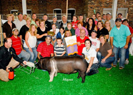Iowa State Fair FFA Market Show Pig Results
