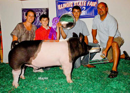 Illinois State Fair Show Pig Results