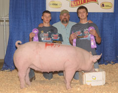 Nebraska State Fair Show Pig Results