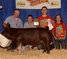 Nebraska State Fair Show Pig Results