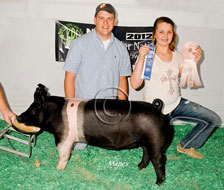 World Pork Expo Jr Gilt Show Winner